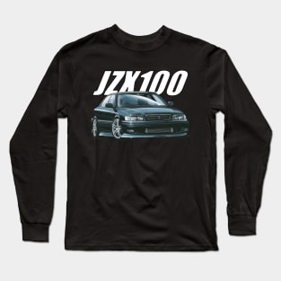 JZX100 TRD DARK GREEN CHASER MARK II tOYOTA Drift 1jz street car VERTEX KIT Long Sleeve T-Shirt